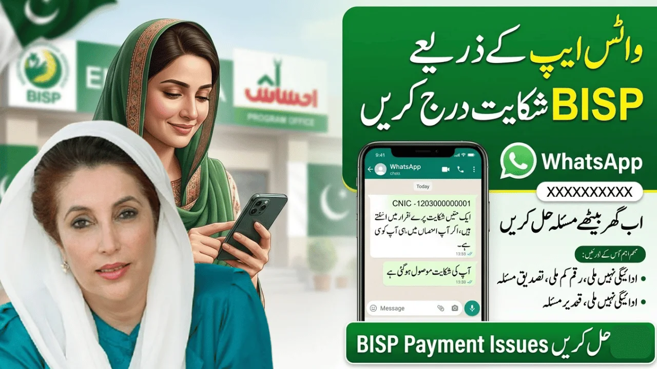 BISP WhatsApp Complaint Method 2026